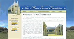 Desktop Screenshot of newmountcarmelfoundation.org